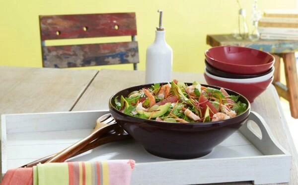 Emile Henry Salatschüssel Groß In Granatapfel 3