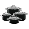 Silit Kochtopfset Passion Black, 4-teilig 16