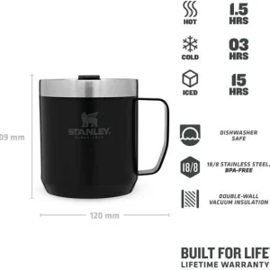 Stanley Camp Mug 0,35l, Schwarz 16