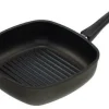 AMT Gastroguss AMT Eckpfanne Hoch Aus Aluguss Mit Grillstreifen 17