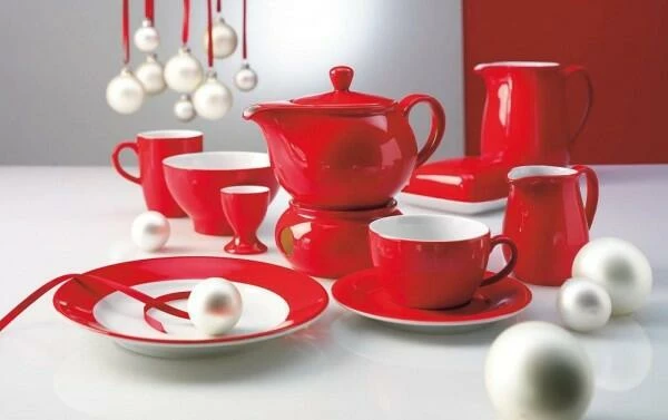 Kahla Pronto Butterdose, Eckig In Rot 4